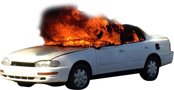 Burned Car